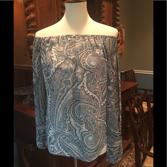 White House Black Market Tops - WHBM Off the Shoulder Top Size XS